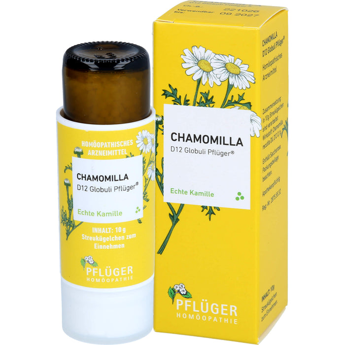 Chamomilla D12 Globuli Pflüger Dosierspender, 10 g GLO