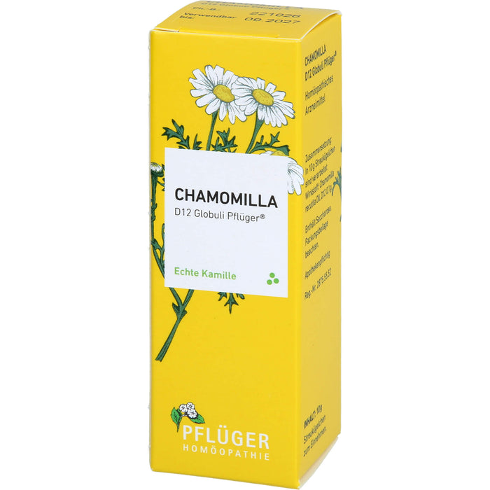Chamomilla D12 Globuli Pflüger Dosierspender, 10 g GLO