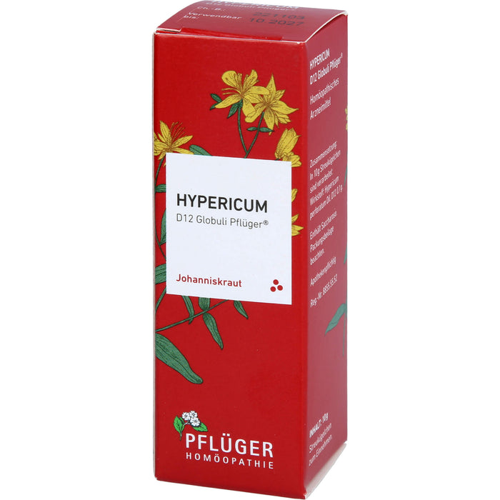 Hypericum D12 Globuli Pflüger Dosierspender, 10 g GLO