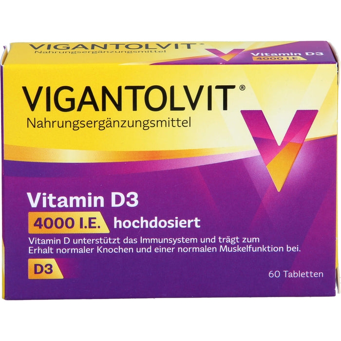 Vigantolvit 4000i.e. Vitd3, 60 St TAB