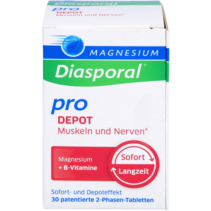 Magnesium-Diasporal Pro Depot Tabletten für  Muskeln und Nerven, 30 St. Tabletten