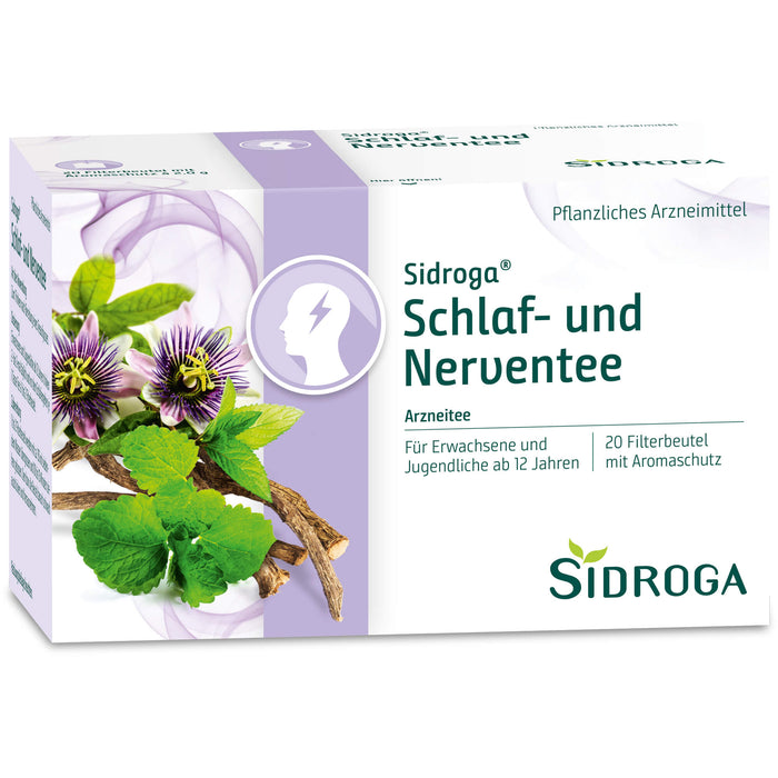 Sidroga Schlaf- und Nerventee, 20 St. Filterbeutel