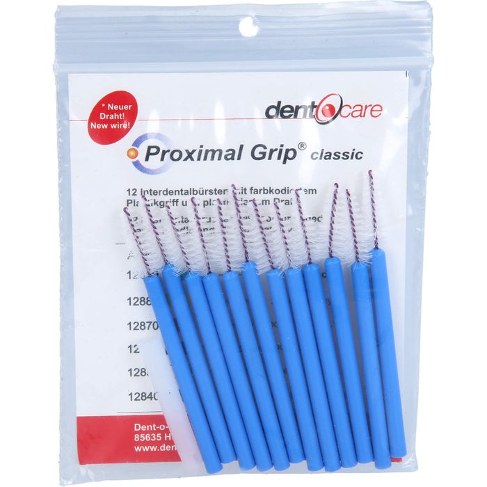 Proximal-Grip konisch blau Interdentalbürste, 12 St. Interdentalbürsten