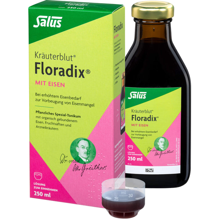 Floradix mit Eisen Lösung, 250 ml Lösung