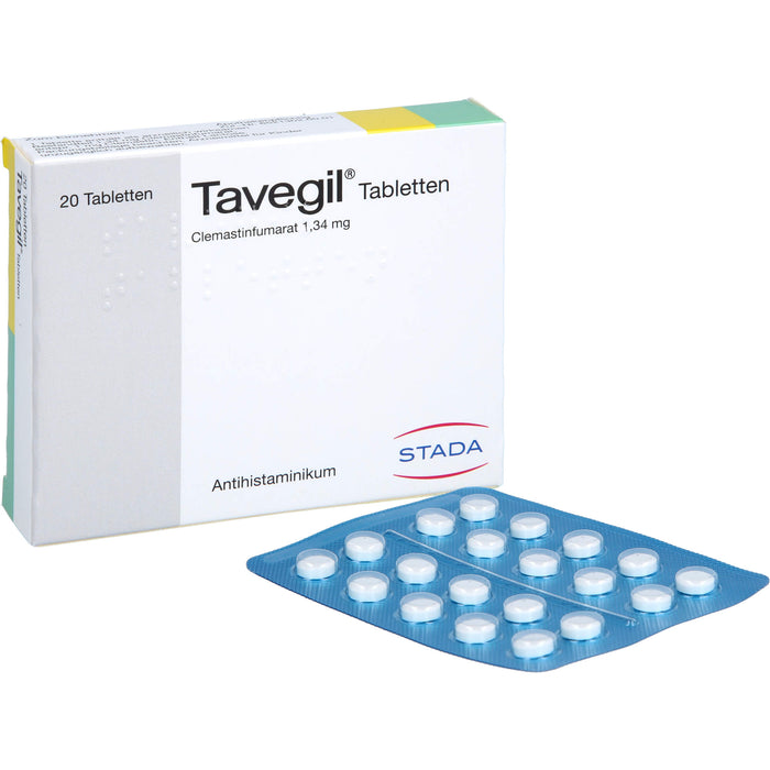 Tavegil Tabletten Antihistaminikum, 20 St. Tabletten