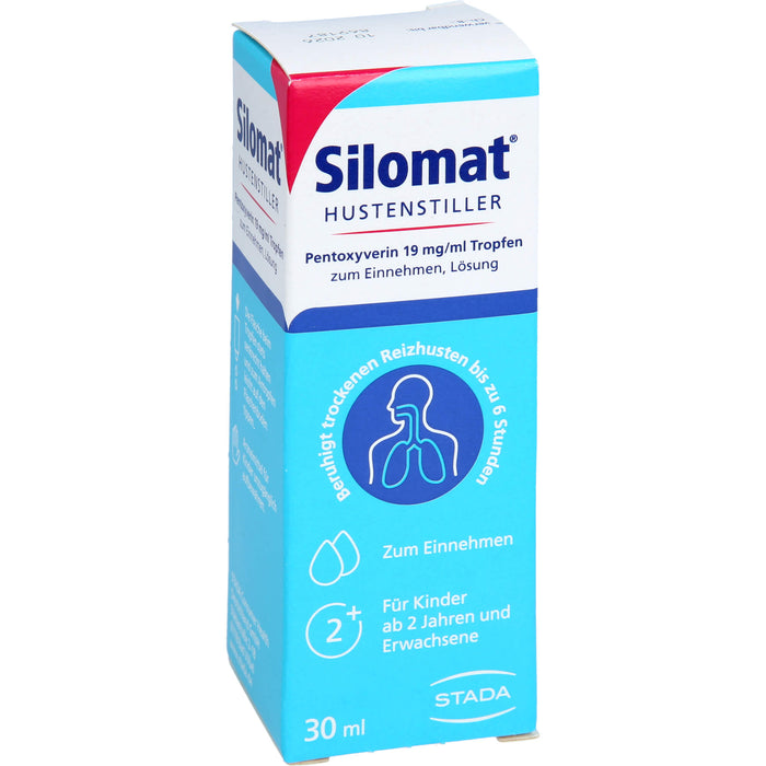 Silomat Hustenstiller Pentoxyverin 19 mg/ml Tropfen zum Einnehmen, Lösung, 30 ml TEI