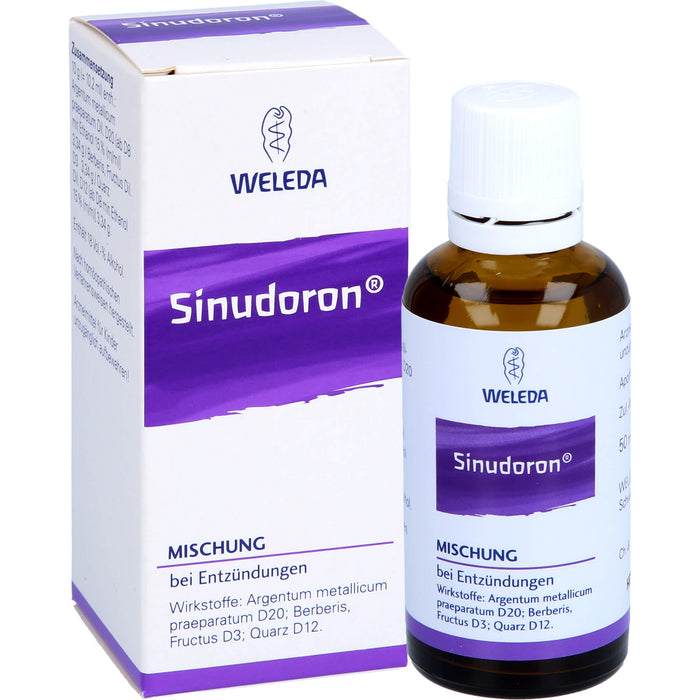 WELEDA Sinudoron Mischung bei Entzündungen, 50 ml Lösung