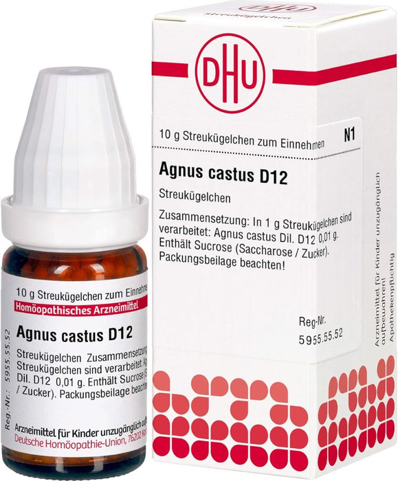 DHU Agnus castus D12 Streukügelchen, 10 g Globuli