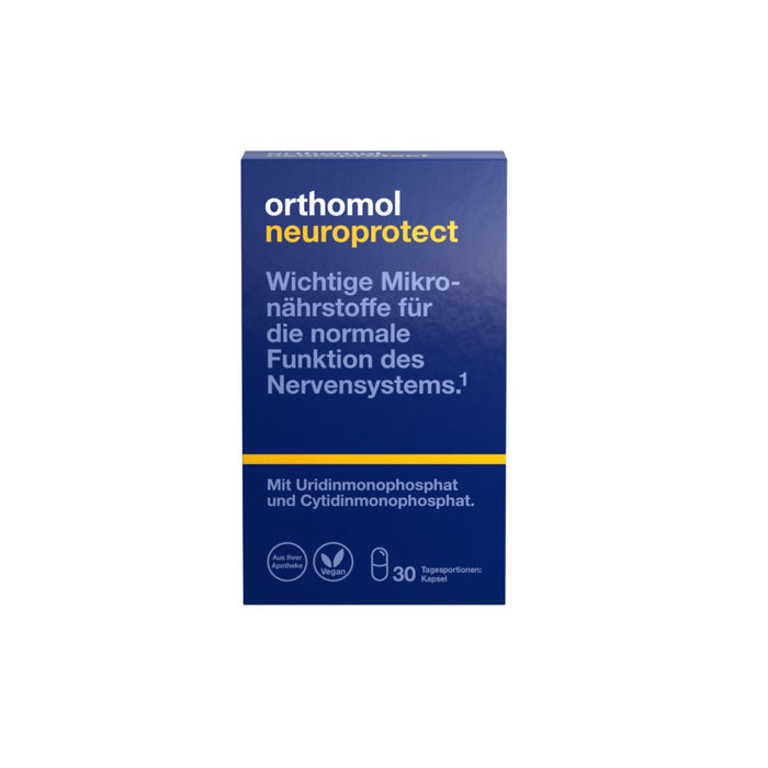 Orthomol Neuroprotect mit Magnesium und B-Vitaminen - für die normale Funktion des Nervensystems, 30 St. Tagesportionen