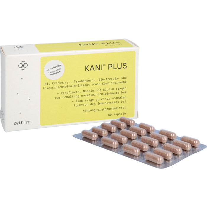 Kani plus + Kapseln zur Gesunderhaltung der Blase, 60 St. Kapseln