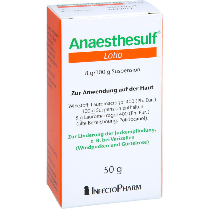 Anaesthesulf Lotio gegen Juckreiz, 50 g Lotion