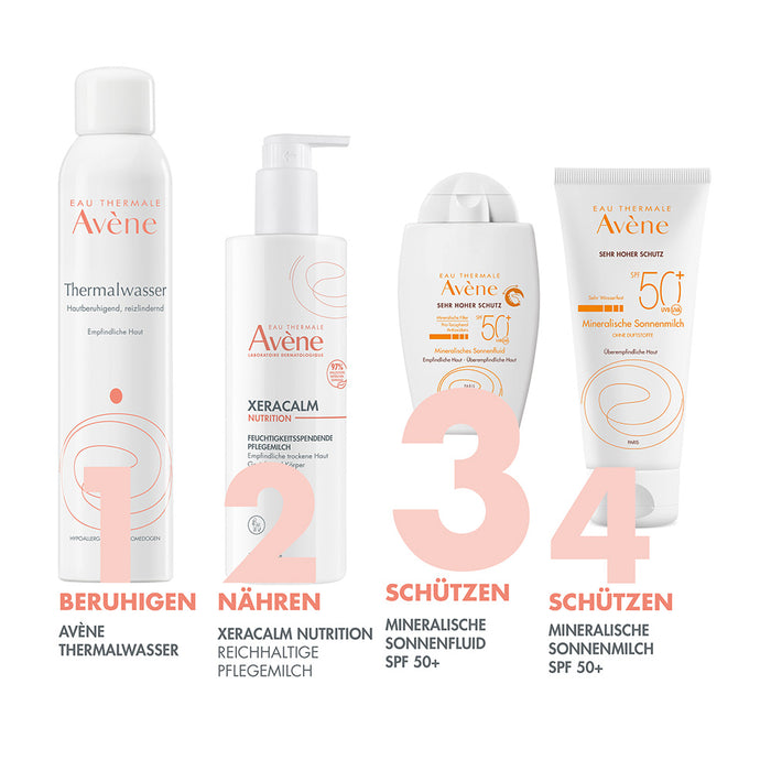 Avène Mineralisches Sonnenfluid SPF50+ ungetönt, 40 ml Lösung