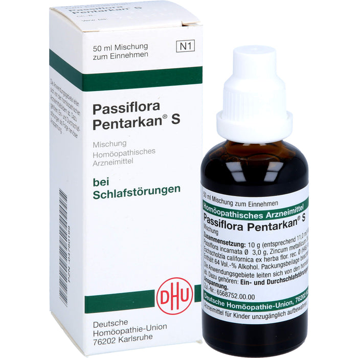 DHU Passiflora Pentarkan S Mischung bei Schlafstörungen, 50 ml Lösung