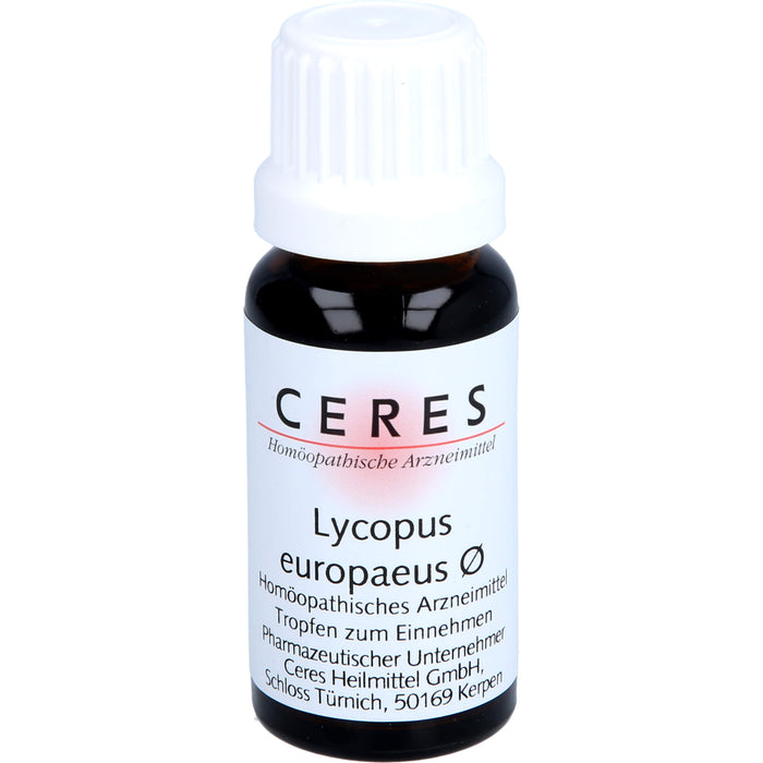 CERES Lycopus europaeus ø Wolfstrapp-Urtinktur, 20 ml Lösung