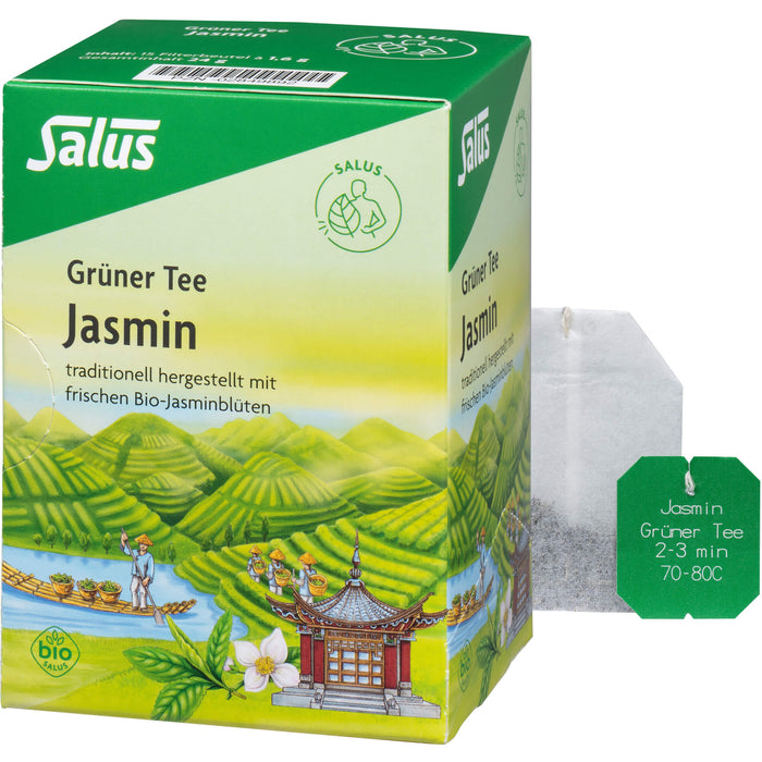 Grüner Tee Jasmin bio Salus, 15 St FBE