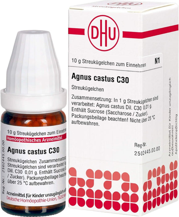 DHU Agnus castus C30 Streukügelchen, 10 g Globuli