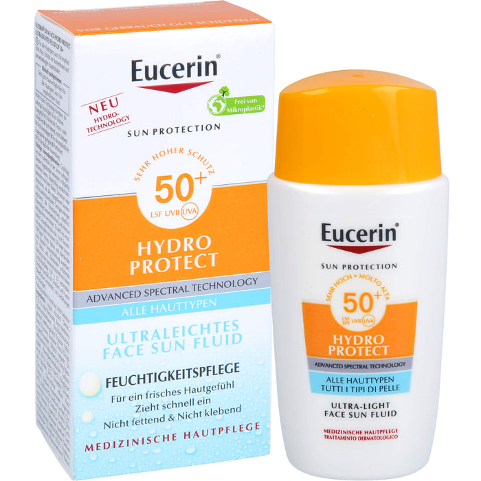 Eucerin Sun Fluid Hydro Protect Face LSF50+, 50 ml CRE
