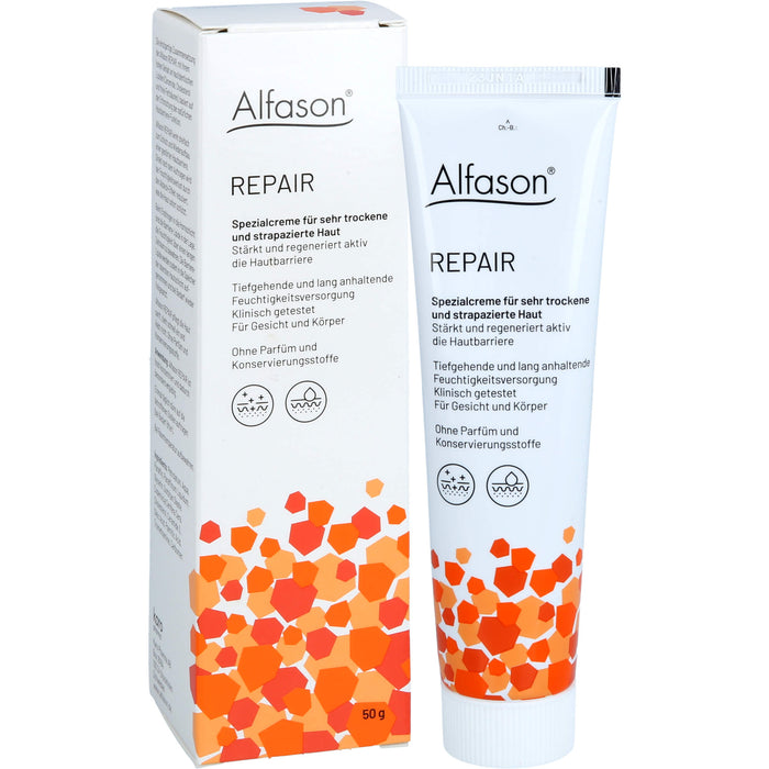 Alfason Repair Creme für trockene Haut, 50 g Creme