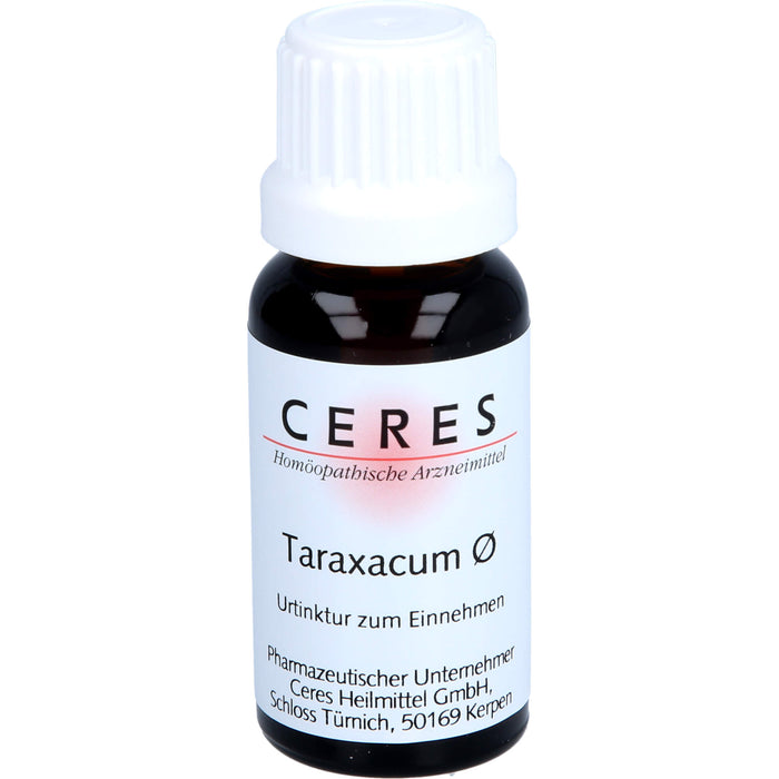 CERES Taraxacum ø Urtinktur, 20 ml Lösung