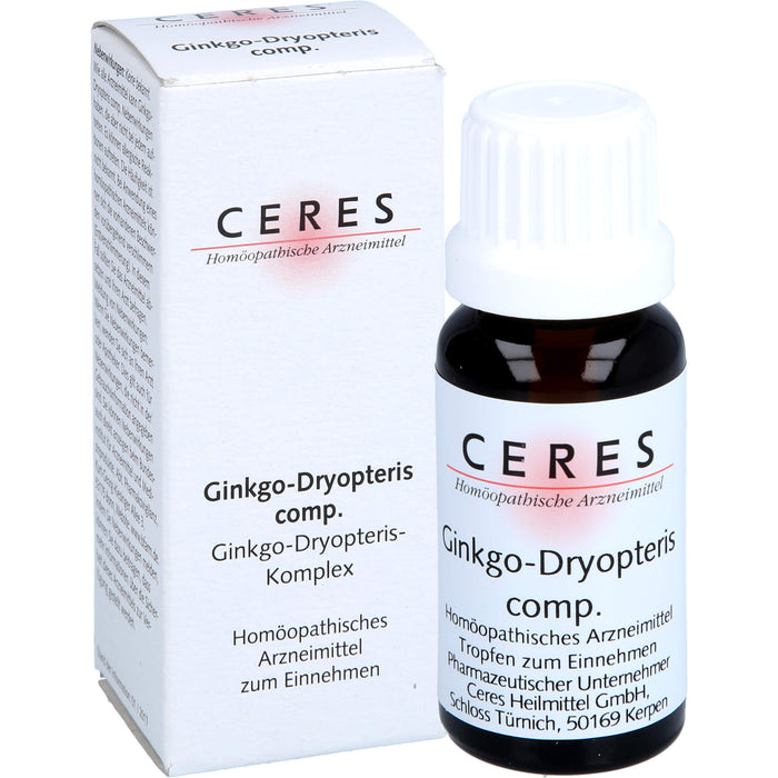 Ceres Ginkgo dryopteris comp. Tropf., 20 ml Lösung