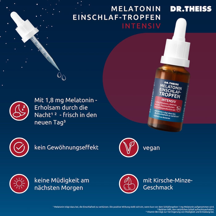 DR.THEISS Melatonin Einschlaf-Tropfen intensiv, 20 ml Tropfen