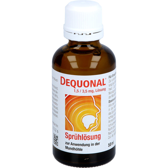 DEQUONAL Sprühlösung bei Entzündungen im Mund, 50 ml Solution