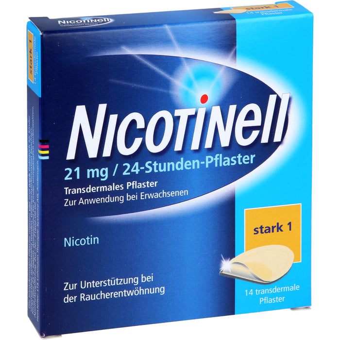 Nicotinell 21 mg / 24-Stunden-Pflaster Reimport EurimPharm, 14 St. Pflaster