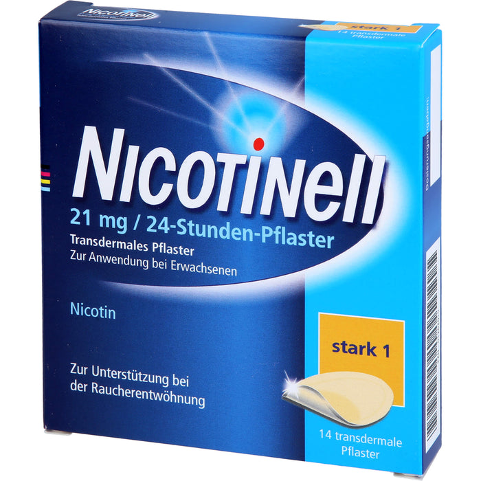 Nicotinell 21 mg / 24-Stunden-Pflaster Reimport EurimPharm, 14 St. Pflaster