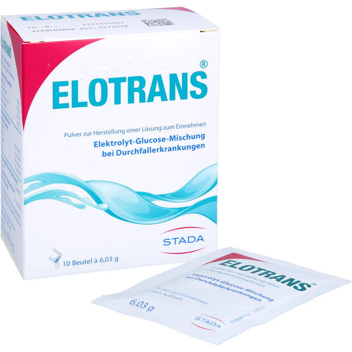 ELOTRANS Elektrolyt-Glucose-Mischung bei Durchfallerkrankungen, 10 St. Beutel