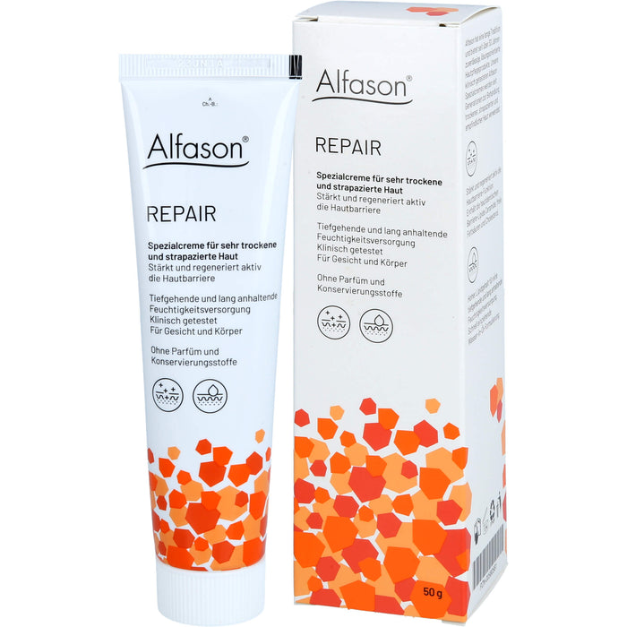 Alfason Repair Creme für trockene Haut, 50 g Creme