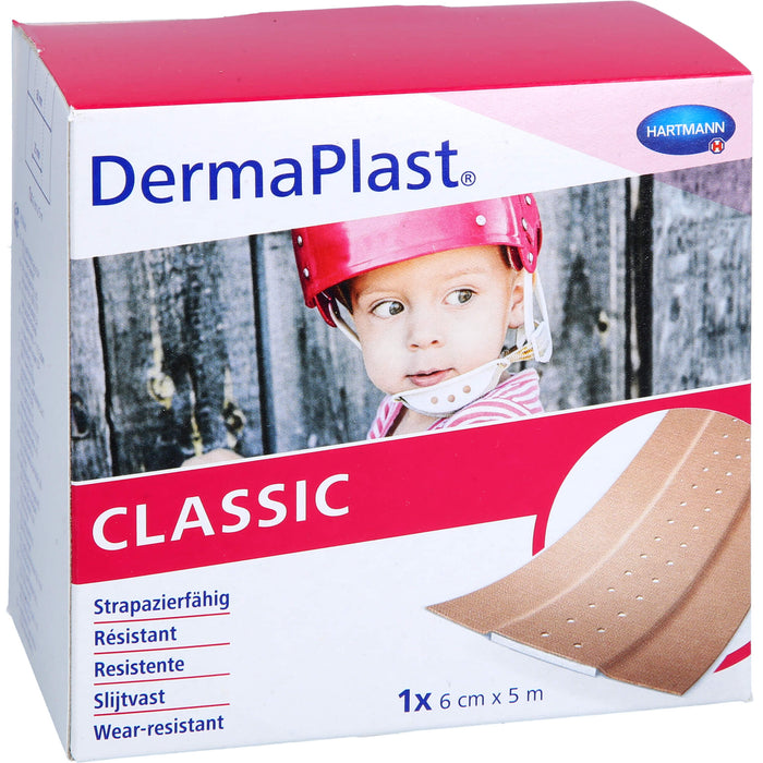 HARTMANN DermaPlast Classic 6 cm x 5 m Pflaster, 1 St. Pflaster