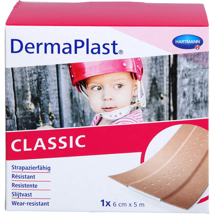 HARTMANN DermaPlast Classic 6 cm x 5 m Pflaster, 1 St. Pflaster