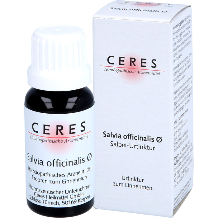 CERES Salvia officinalis Urtinktur, 20 ml Lösung