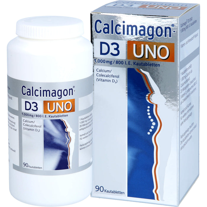 Calcimagon D3 Uno Kautabletten, 90 pcs. Tablets