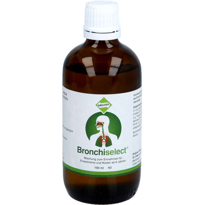 Bronchiselect Tropfen bei Erkrankungen der Atemwege, 100 ml Lösung