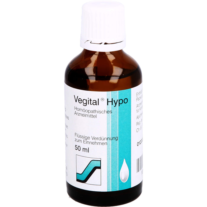 Vegital Hypo Tropfen, 50 ml Lösung