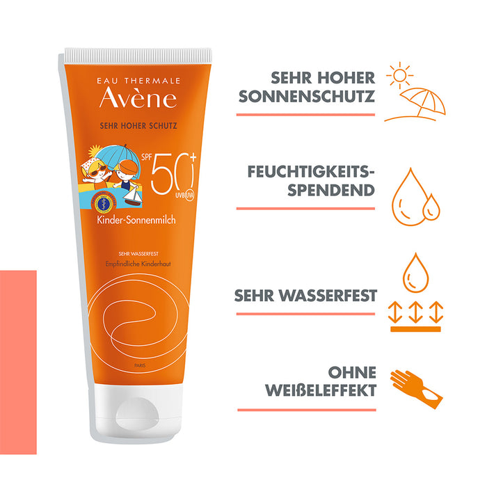 Avène Kinder-Sonnenmilch SPF 50+, 250 ml Creme