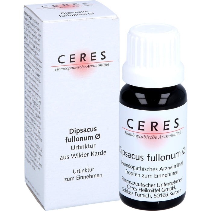 CERES Dipsacus fullon ø Urtinktur, 20 ml Lösung