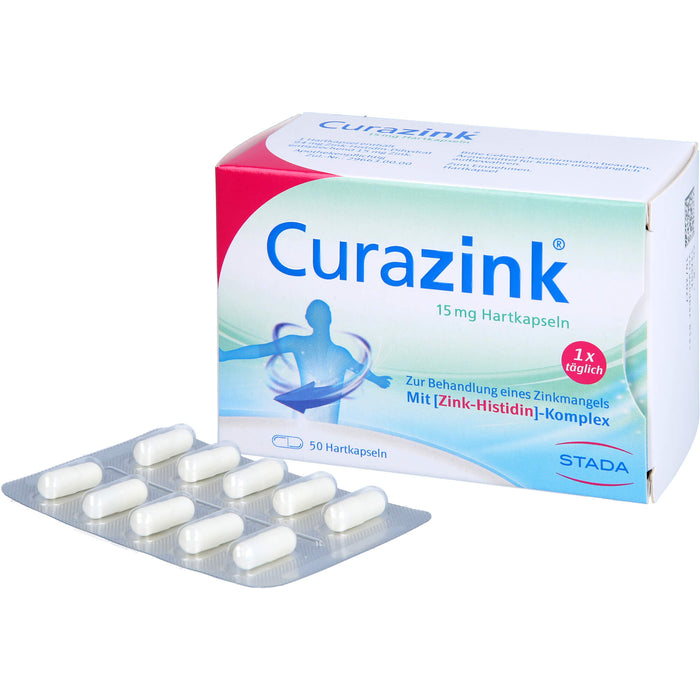 Curazink 15 mg Hartkapseln, 50 pcs. Capsules