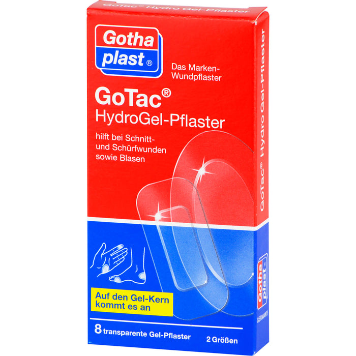 Gothaplast GoTac Hydro Gel-Pflaster, 8 St. Pflaster