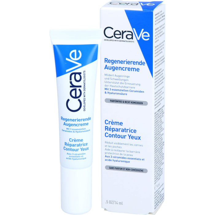 CeraVe Regenerierende Augencreme + Feuchtigkeitslotion, 14 ml Cream