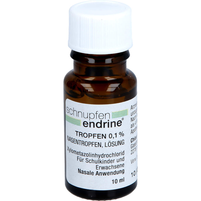 schnupfen endrine Tropfen, 10 ml Lösung