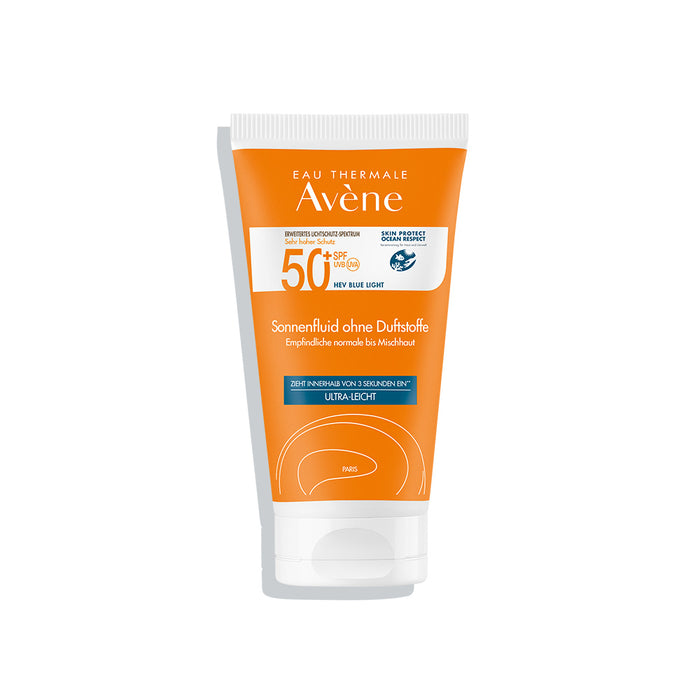 Avène Sonnenfluid ohne Duftstoffe 50+, 50 ml Emulsion