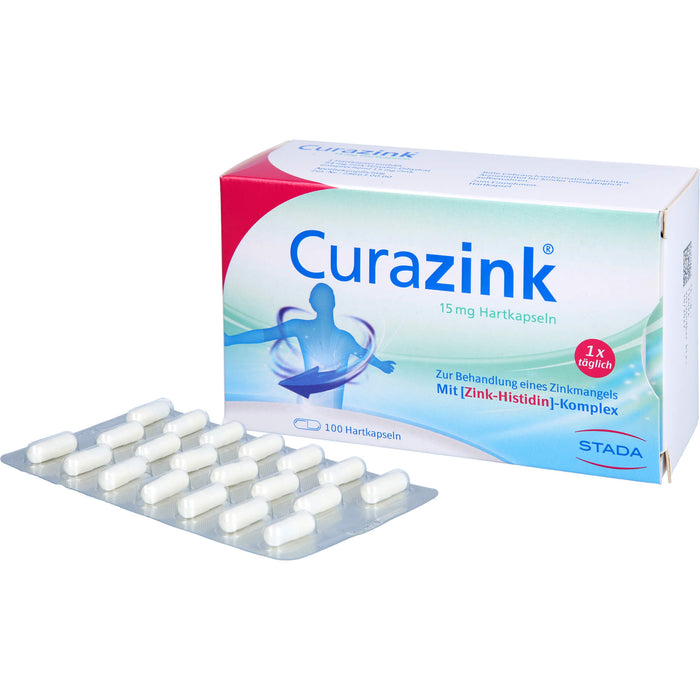 Curazink 15 mg Hartkapseln, 100 pcs. Capsules