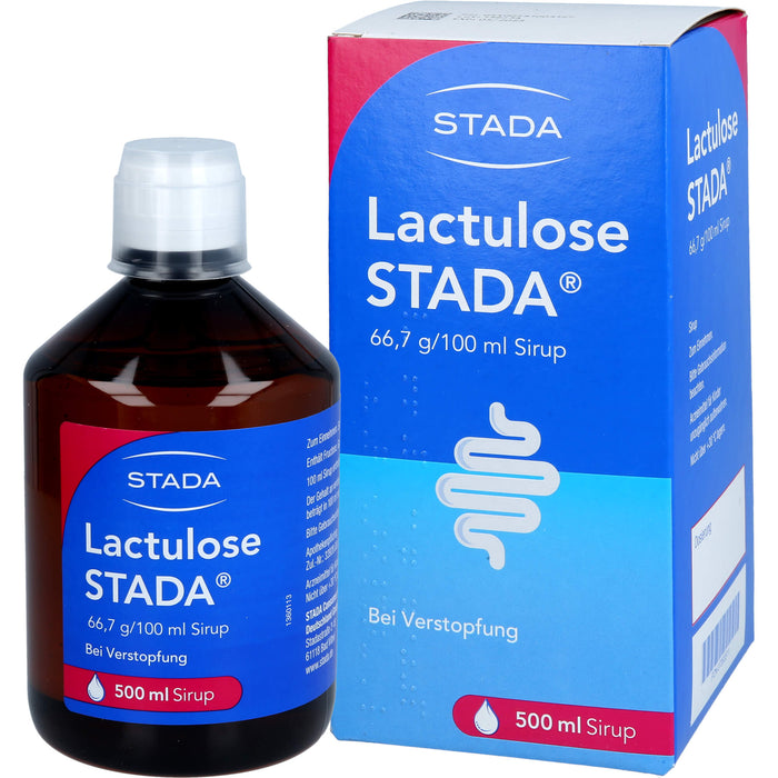 Lactulose STADA Sirup bei Verstopfung, 500 ml Lösung