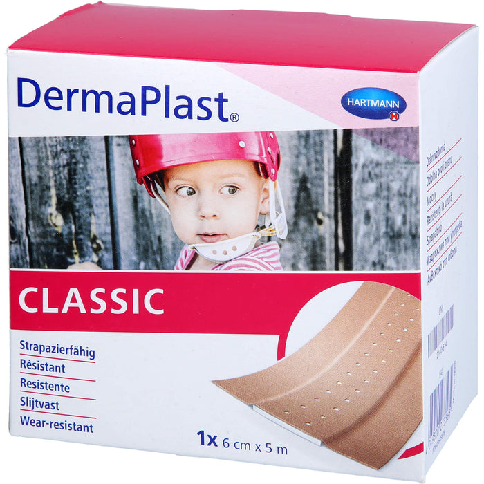 HARTMANN DermaPlast Classic 6 cm x 5 m Pflaster, 1 St. Pflaster