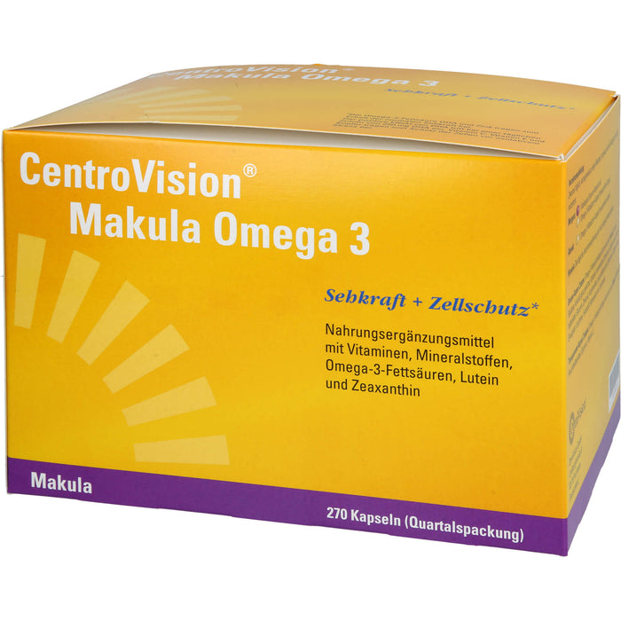 CentroVision Makula Omega 3 Kapseln, 270 St. Kapseln