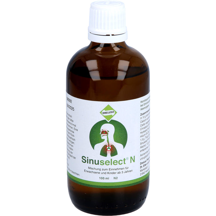 Sinuselect N Mischung bei Erkrankungen der Atemorgane, 100 ml Lösung