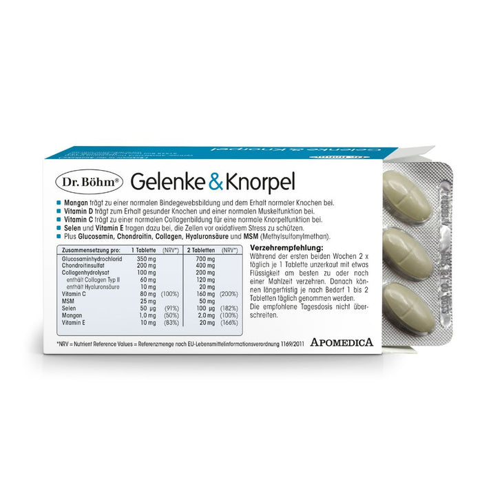 Dr Böhm Gelenke & Knorpel Tabletten, 120 St. Tabletten