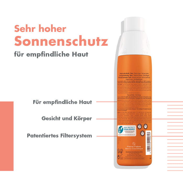 Avène Sonnenspray SPF 50+, 200 ml Lösung